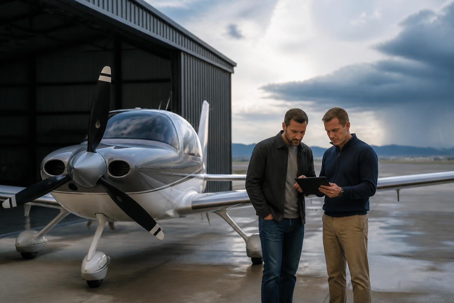 Aircraft buyer planning intended operations before purchase