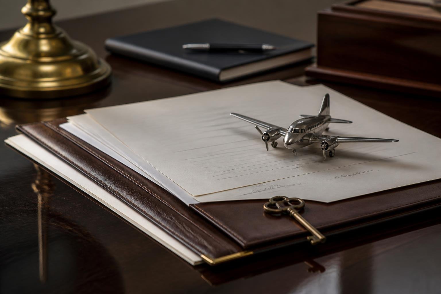 Organized documents for an aircraft ownership review