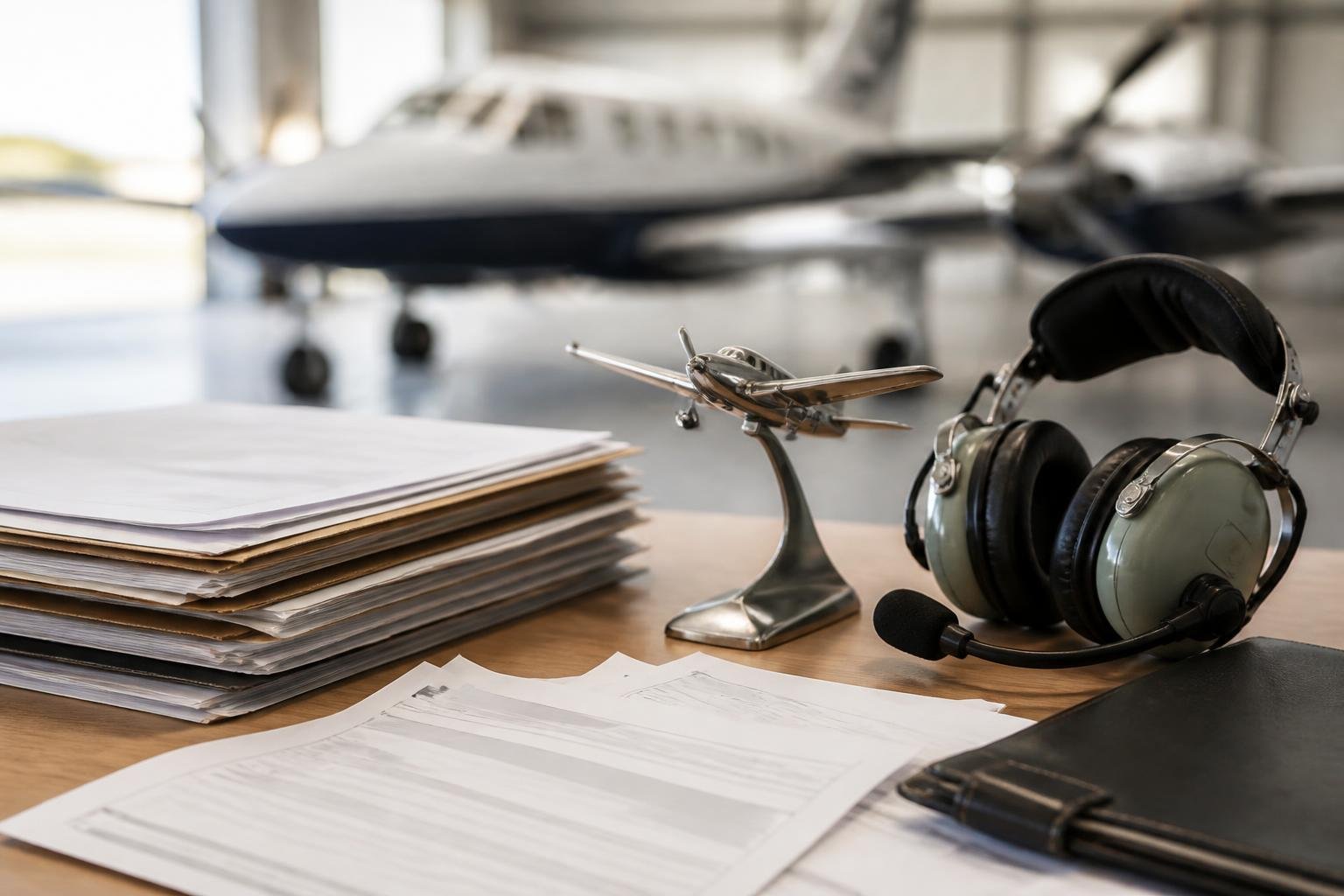 Aircraft transaction records and aviation items prepared for due diligence