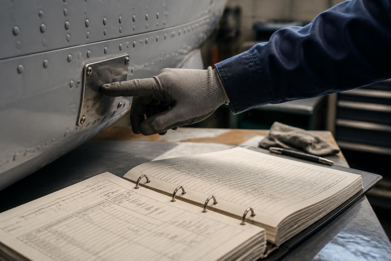 Aircraft identity verification using records and airframe identification details