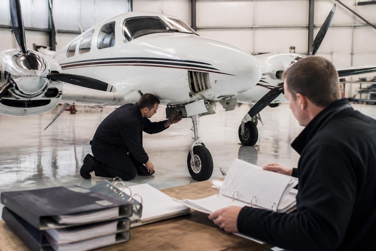 Pre-purchase inspection of a light twin training aircraft