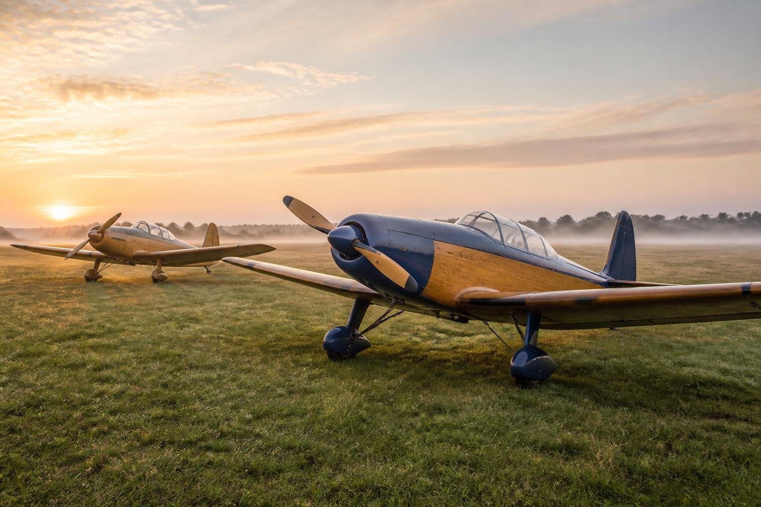 Classic Robin-style low-wing touring aircraft on a grass airfield
